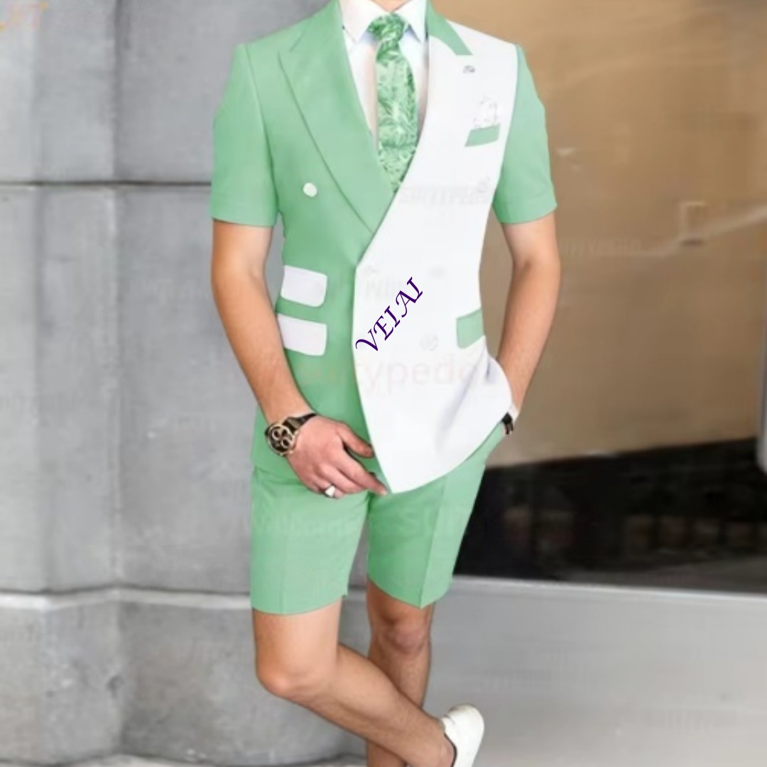 Men Formal Wear In Summer - Conjunto Casual Masculino de Verão 2