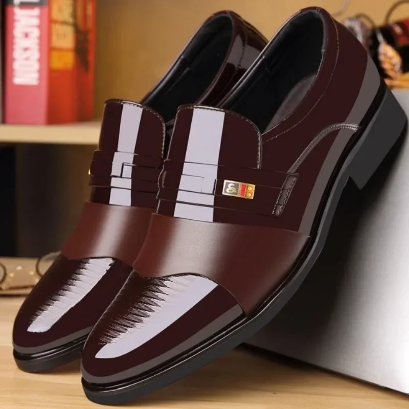 Men'S Luxury Formal Wear - Sapatos de couro para homens casamento
