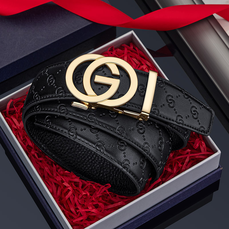 Formal Belt Leather Thin - Novo fino 34mm cinto masculino de