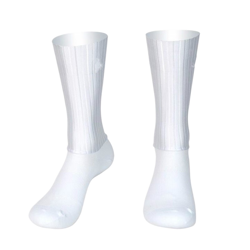 Sock Garter Men - Aero ciclismo verão anti meias whiteline