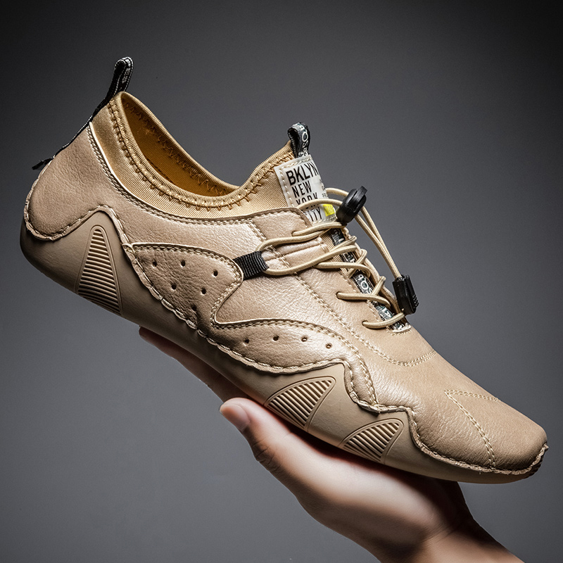 Men'S Luxury Formal Wear - Tênis casuais de couro para homens