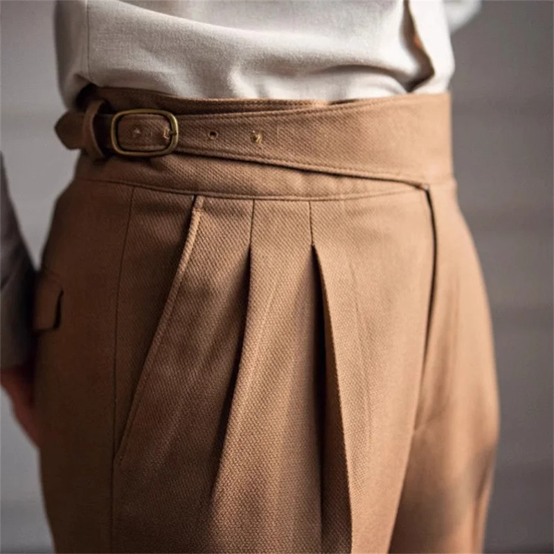 Men'S Formal Wear Belt - Calças Masculinas de Terno 2026 Novas,