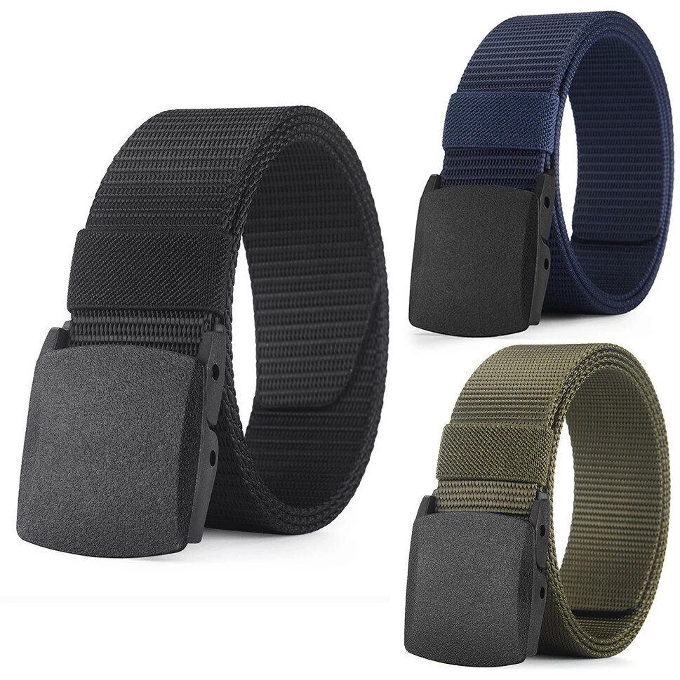Men'S Formal Wear Belt - Cinto masculino casual de lona para