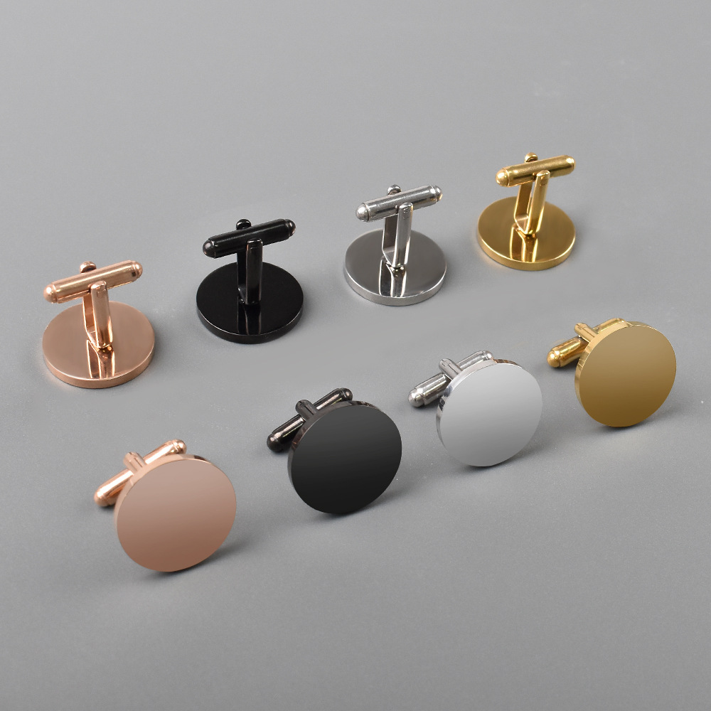 Cufflinks Silver Set - Conjunto de 2 Peças de Abotoaduras