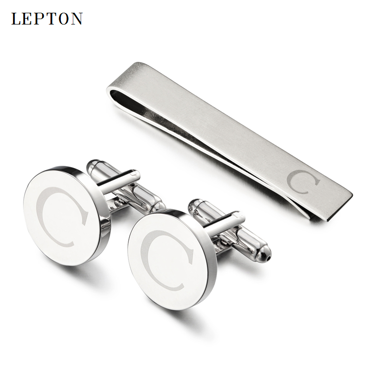 Cufflinks Silver Set - Promoção: Conjunto de Abotoaduras Redondas com