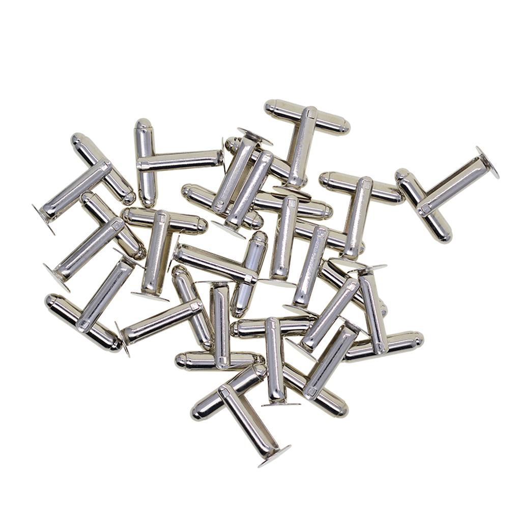 Cufflinks Silver Set - 20 peças abotoaduras placa de prata