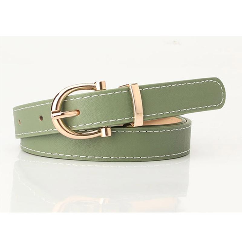 Cinto cintura adulto punk 652f - Formal Belt Leather Thin avaliação e preço