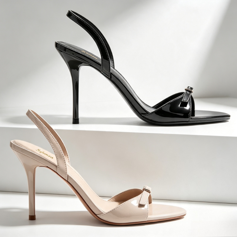 Sandálias Femininas de Salto A - Formal Belt Leather Thin avaliação e preço