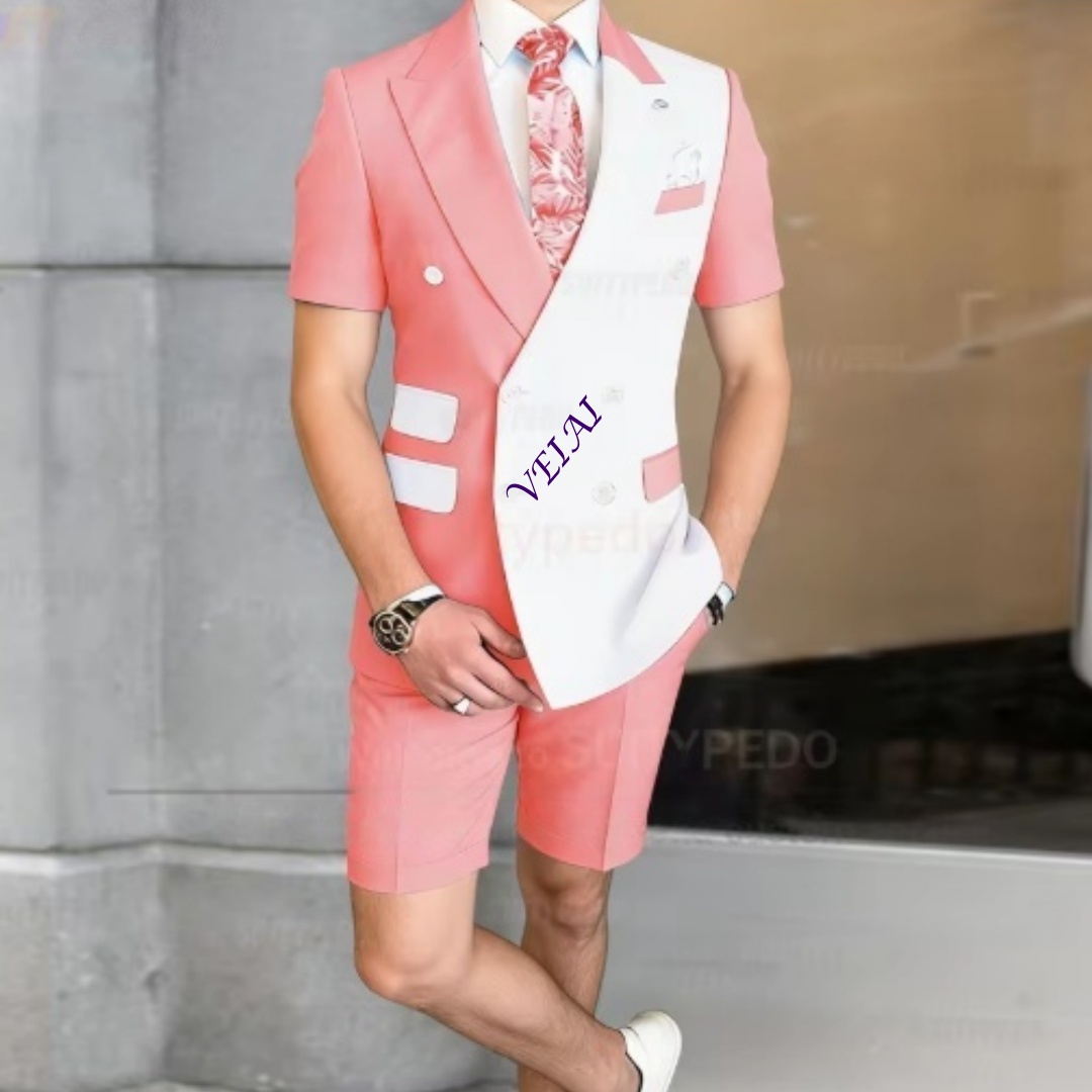 Conjunto Casual Masculino de V - Men Formal Wear In Summer avaliação e preço