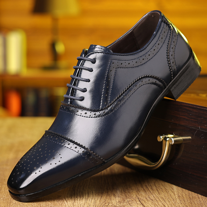 Sapatos Oxford Brogue com cada - Formal Upper Wear Men avaliação e preço
