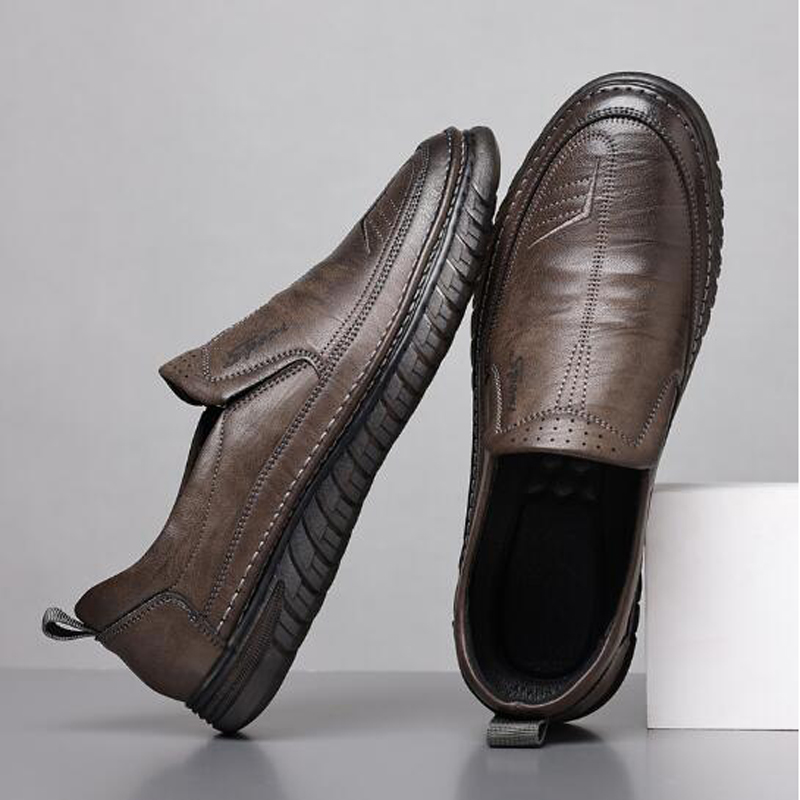 Sapatos de couro masculinos sa - Formal Upper Wear Men avaliação e preço