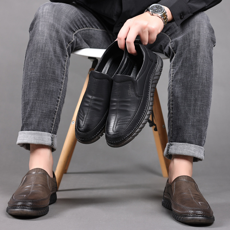 Sapatos de couro masculinos sa - Formal Upper Wear Men avaliação e preço