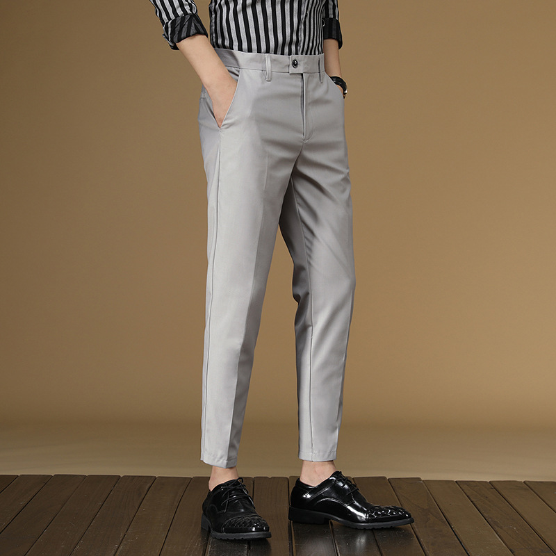 Calças de terno de verão dos h - Men Formal Wear In Summer avaliação e preço