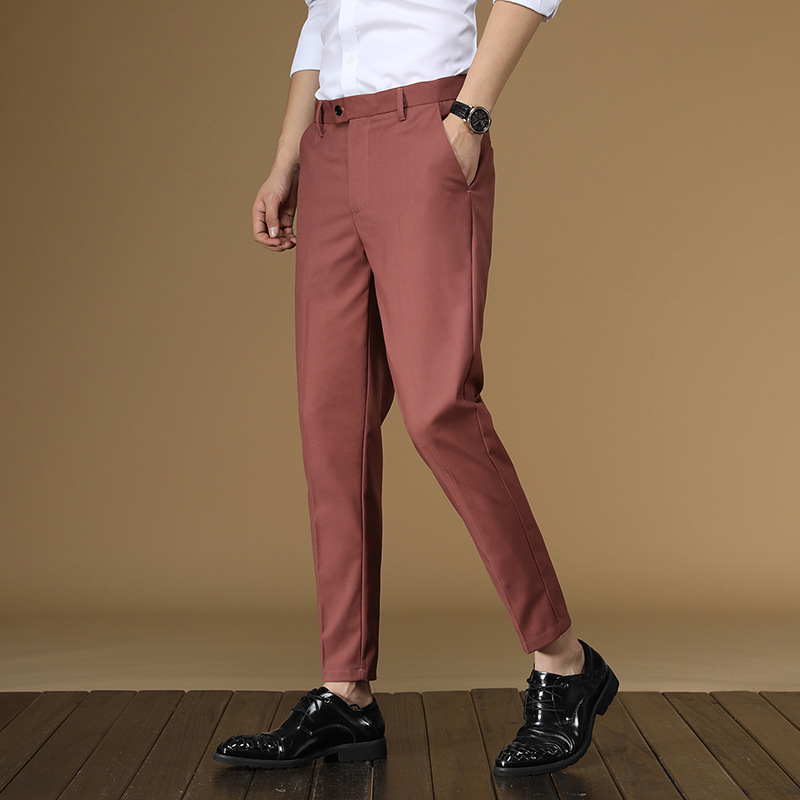 Calças de terno de verão dos h - Men Formal Wear In Summer avaliação e preço