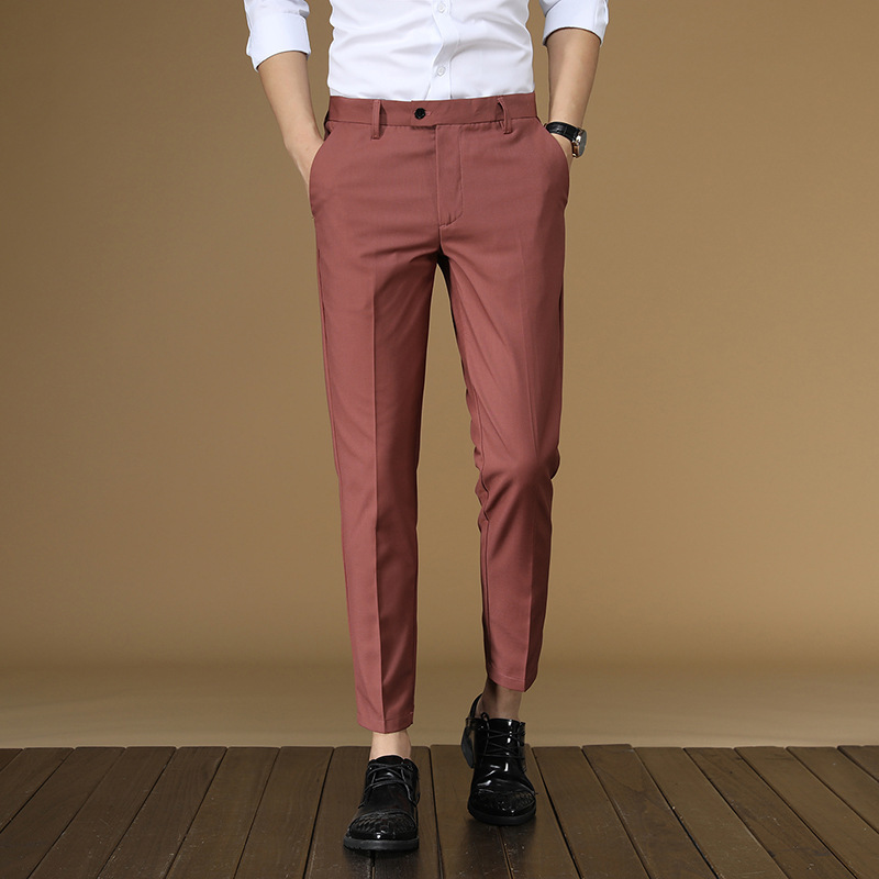 Calças de terno de verão dos h - Men Formal Wear In Summer avaliação e preço