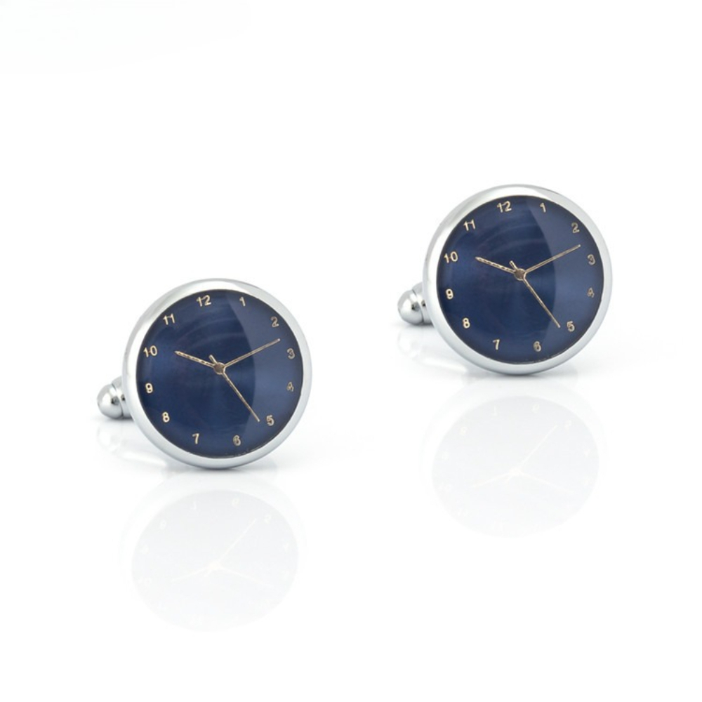 Conjunto de 6 Peças de Acessór - Cufflinks Silver Set avaliação e preço