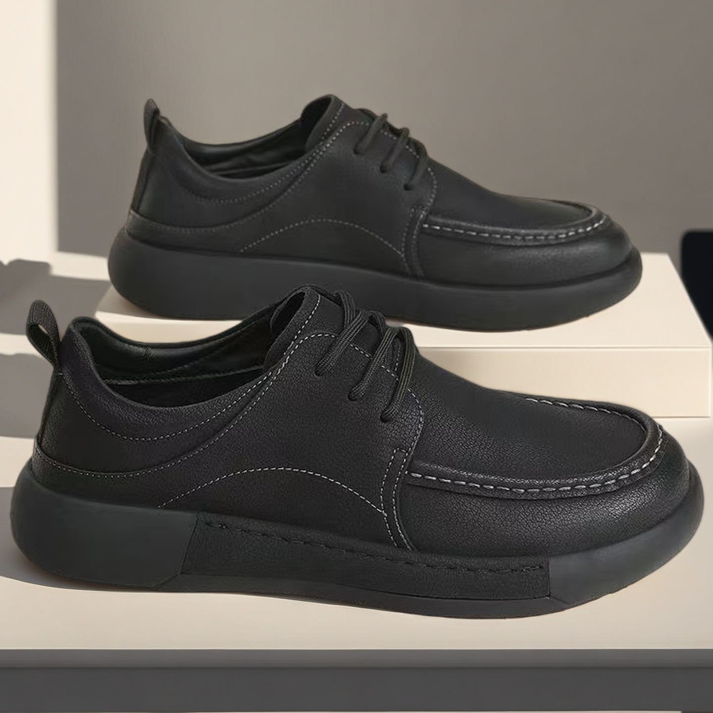 Sapatos masculinos de couro co - Formal Upper Wear Men avaliação e preço