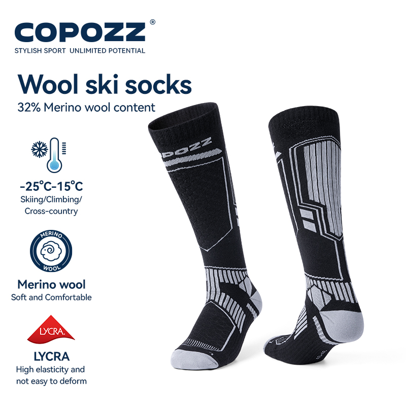 Copozz meias de esqui de inver - Sock Garter Men avaliação e preço