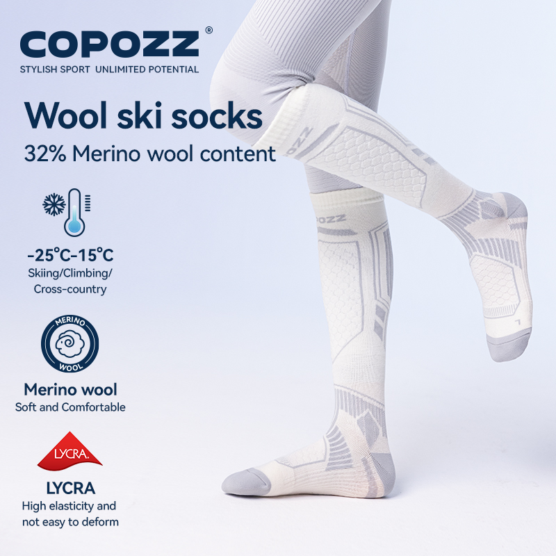 Copozz meias de esqui de inver - Sock Garter Men avaliação e preço