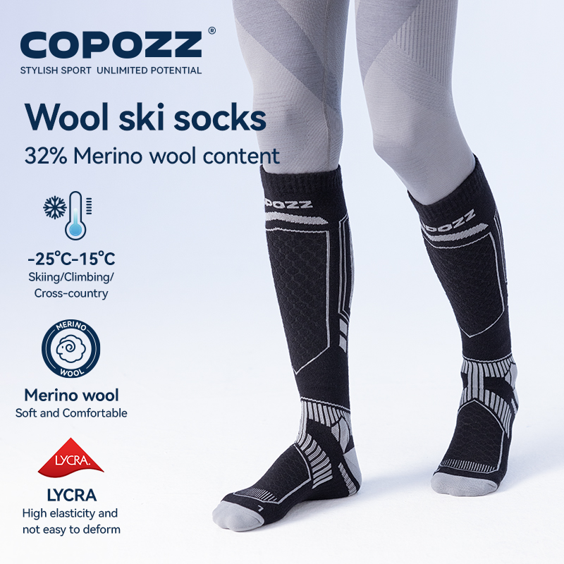 Copozz meias de esqui de inver - Sock Garter Men avaliação e preço