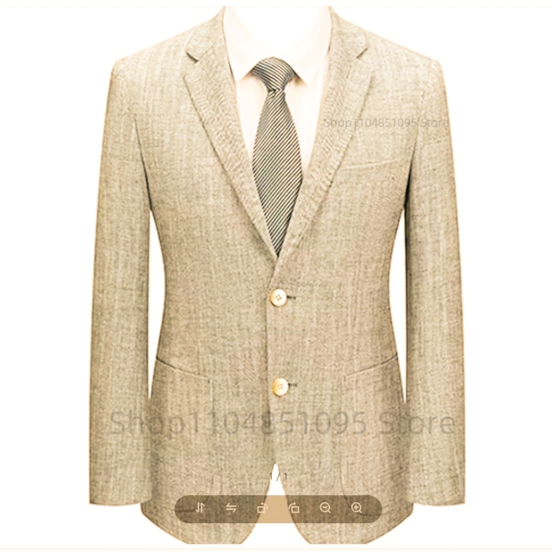 Blazer Slim Fit Masculino em L - Men Formal Wear In Summer avaliação e preço