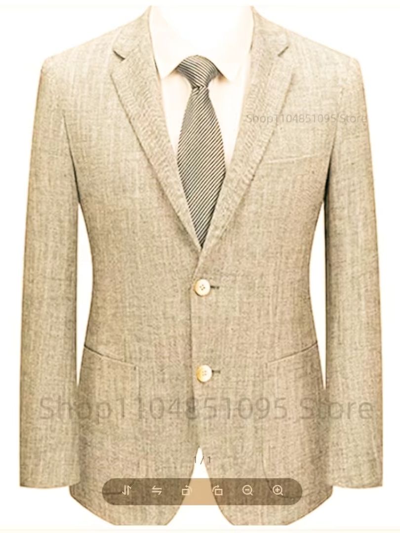 Blazer Slim Fit Masculino em L - Men Formal Wear In Summer avaliação e preço