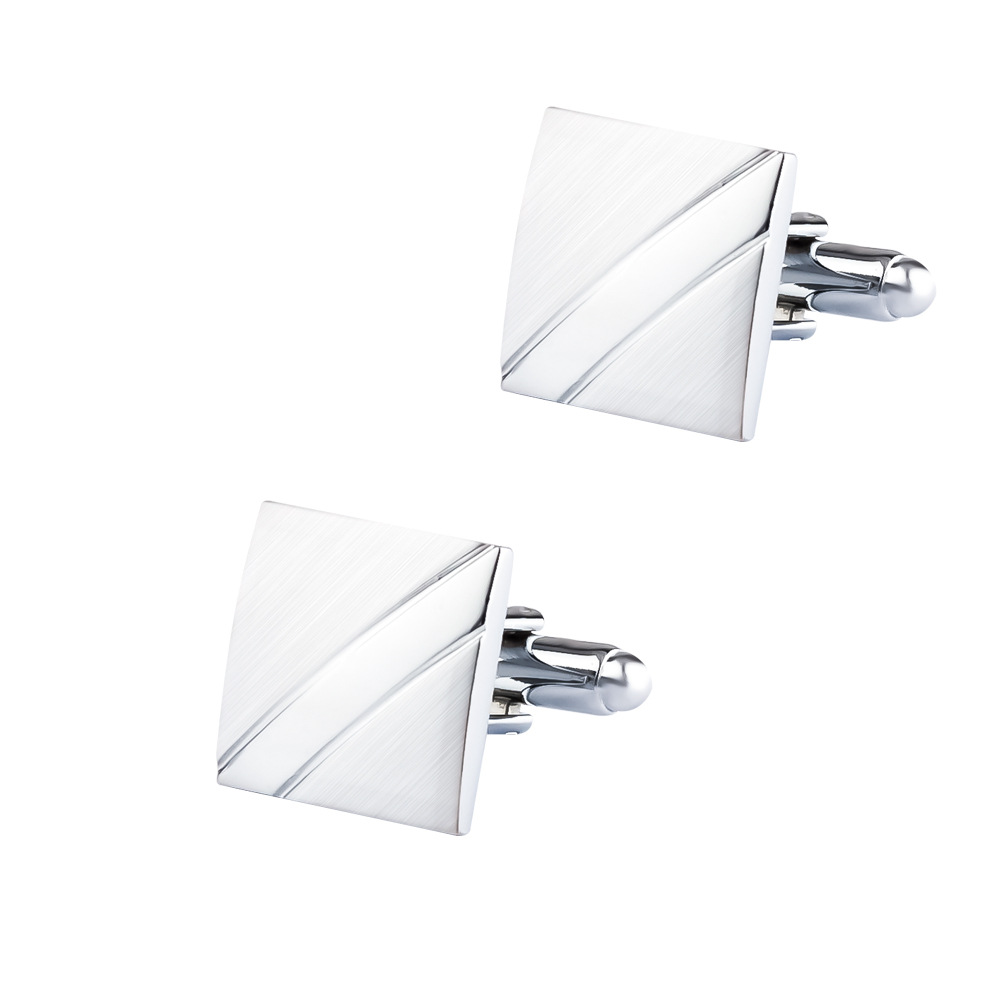 Conjunto Masculino Novo de Pre - Cufflinks Silver Set avaliação e preço