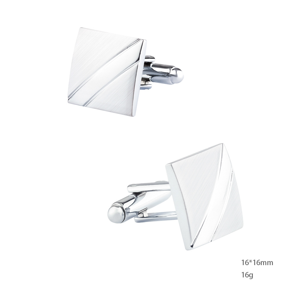 Conjunto Masculino Novo de Pre - Cufflinks Silver Set avaliação e preço