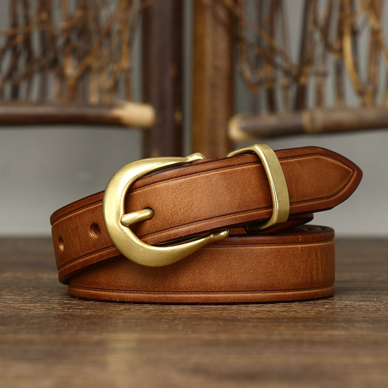 85-120cm feminino puro couro r - Formal Belt Leather Thin avaliação e preço