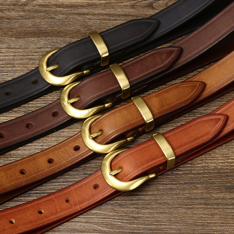 85-120cm feminino puro couro r - Formal Belt Leather Thin avaliação e preço