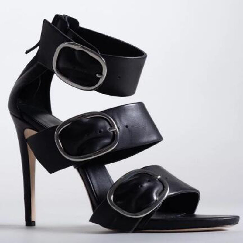 Moda feminina couro preto três - Formal Belt Leather Thin avaliação e preço