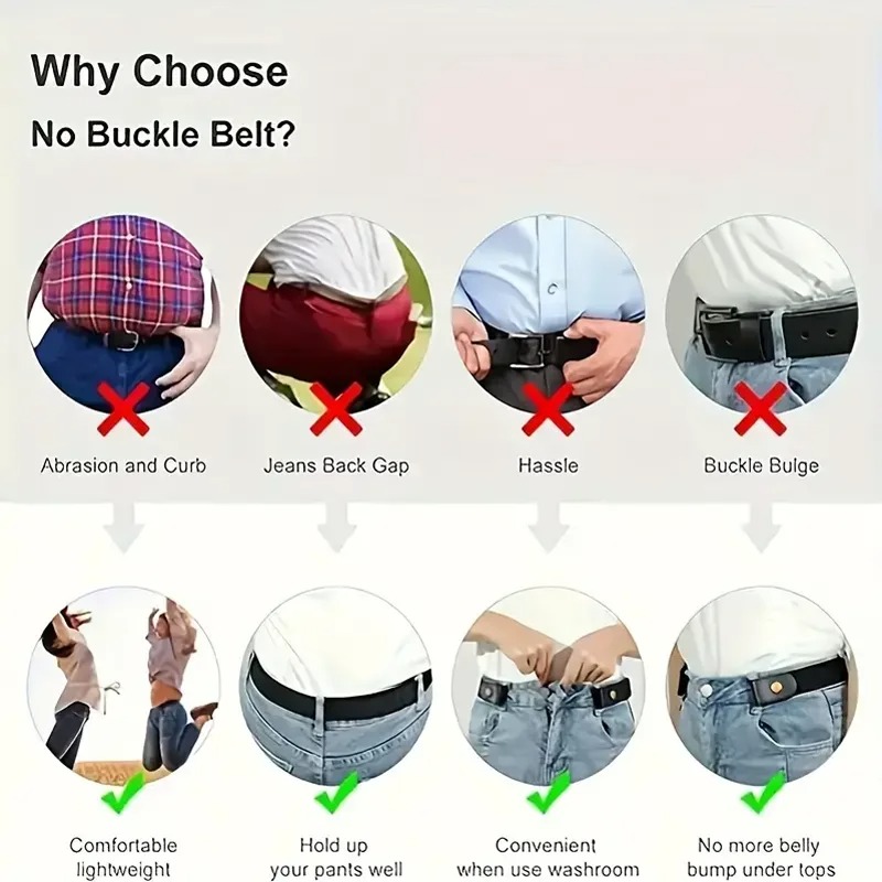 Cinto elástico ajustável de lo - Men'S Formal Wear Belt avaliação e preço