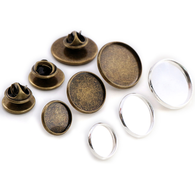 10 pces 12-20mm tamanho intern - Cufflinks Silver Set avaliação e preço