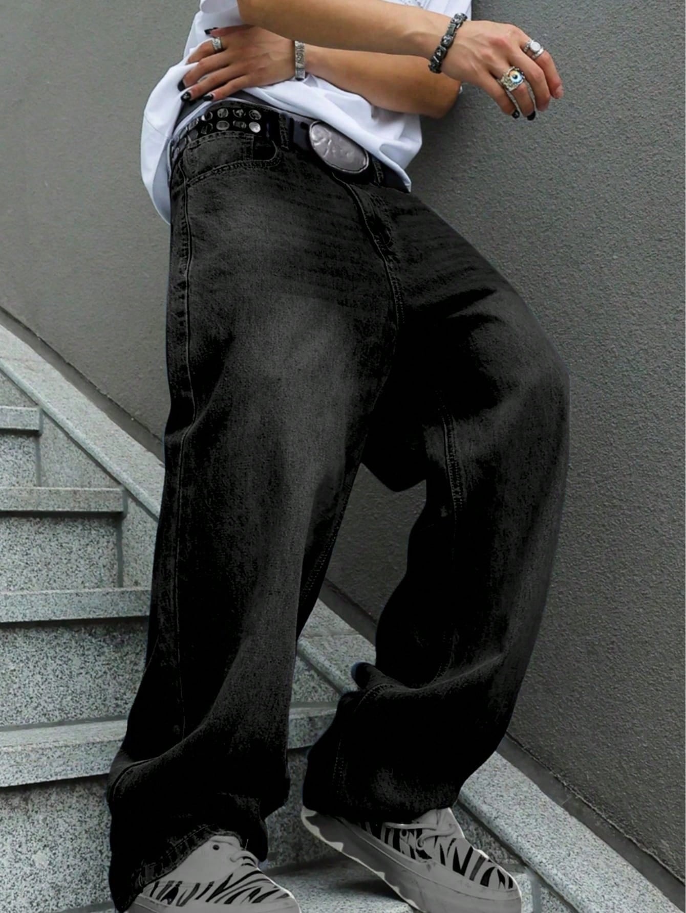 Calças Jeans Masculinas de Per - Men Formal Wear With Jeans avaliação e preço