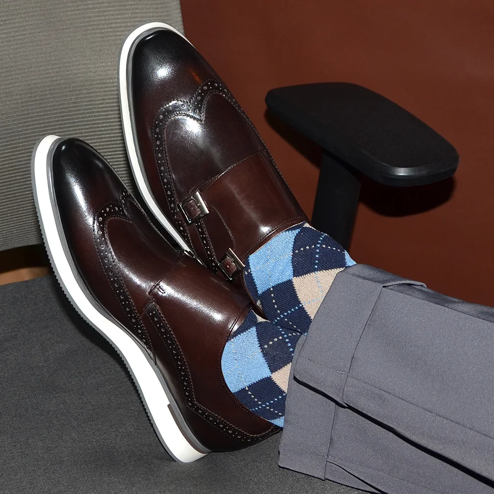 Tênis Masculinos de Luxo Europ - Men'S Luxury Formal Wear avaliação e preço