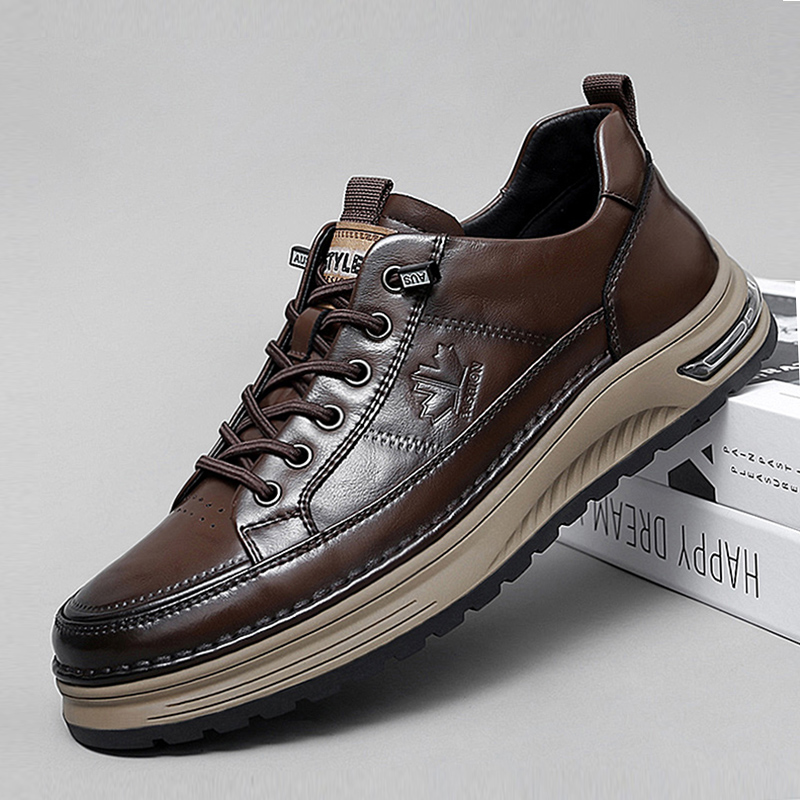 Sapatos Masculinos de Couro Ge - Men'S Luxury Formal Wear avaliação e preço