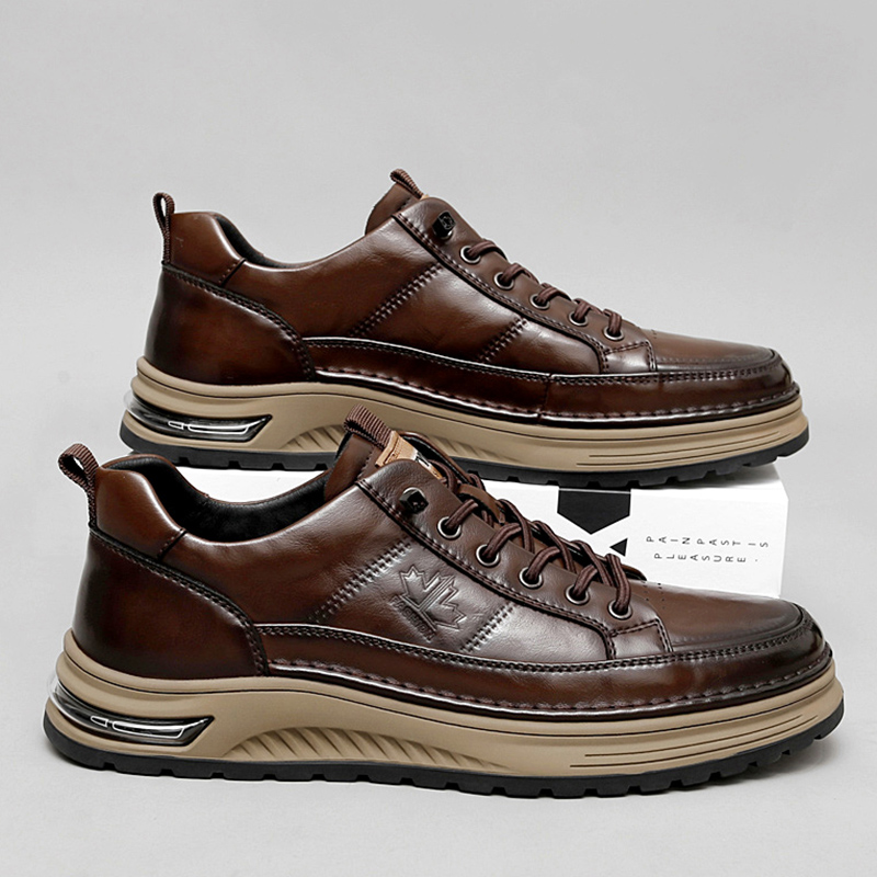 Sapatos Masculinos de Couro Ge - Men'S Luxury Formal Wear avaliação e preço