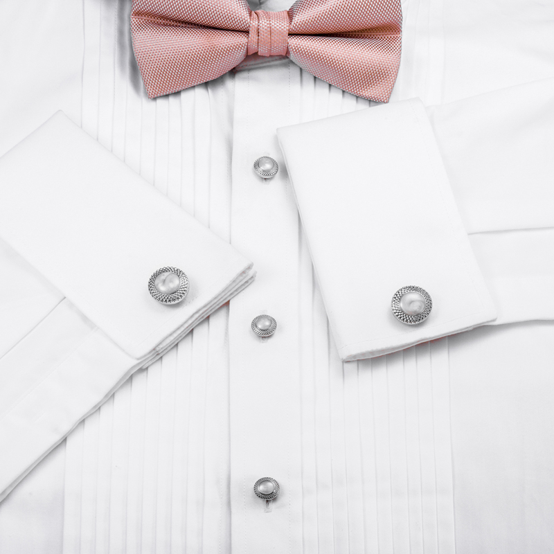 HAWSON Conjunto de abotoaduras - Cufflinks Silver Set avaliação e preço