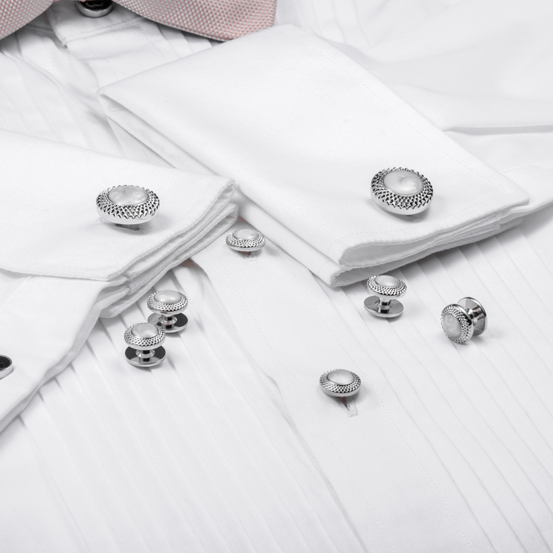 HAWSON Conjunto de abotoaduras - Cufflinks Silver Set avaliação e preço
