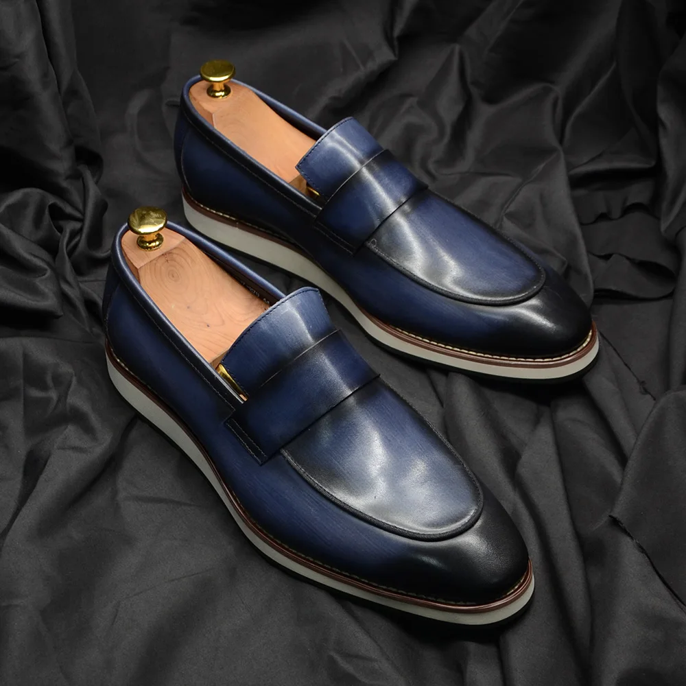 Sapatos de Couro Masculinos de - Men'S Luxury Formal Wear avaliação e preço