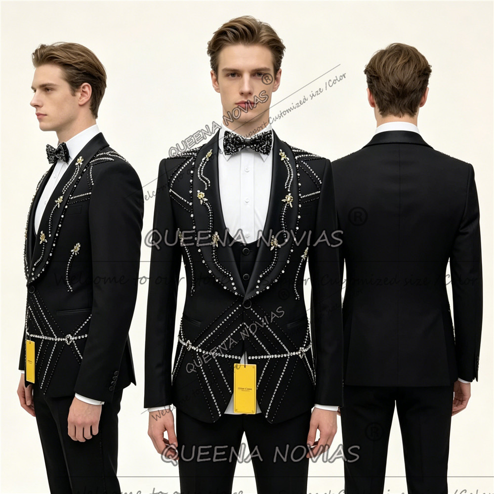 Terno Masculino Slim Fit de De - Unique Men'S Formal Wear avaliação e preço