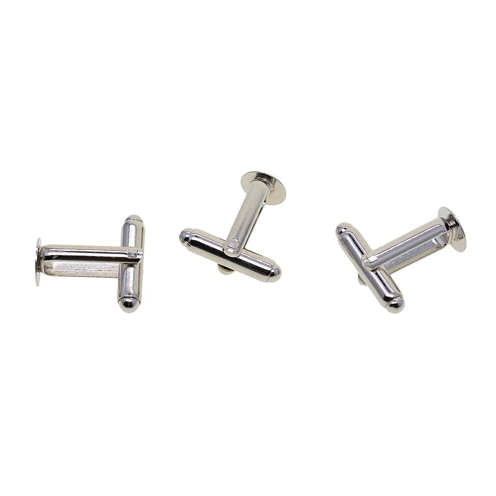 Componentes de Base para Botõe - Cufflinks Silver Set avaliação e preço