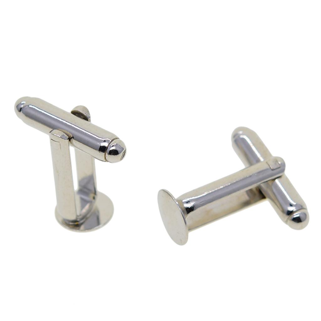 Componentes de Base para Botõe - Cufflinks Silver Set avaliação e preço