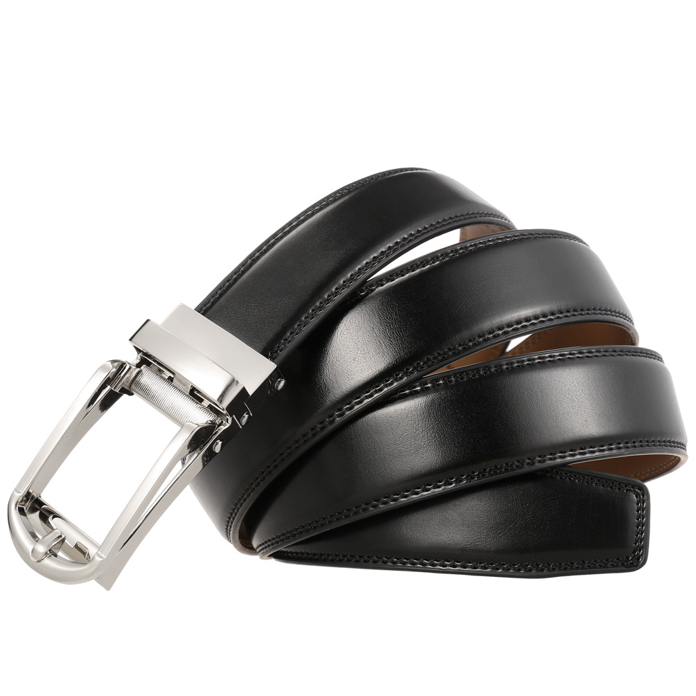Cinto de couro de vaca com cat - Formal Belt Leather Thin avaliação e preço