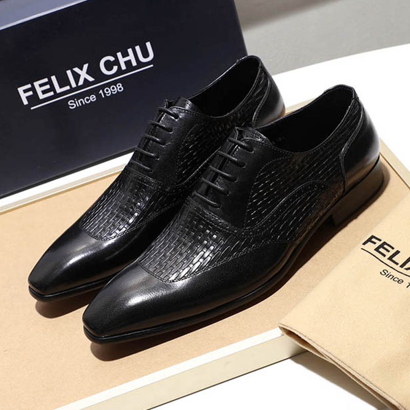 Luxo couro genuíno oxford sapa - Men'S Luxury Formal Wear avaliação e preço
