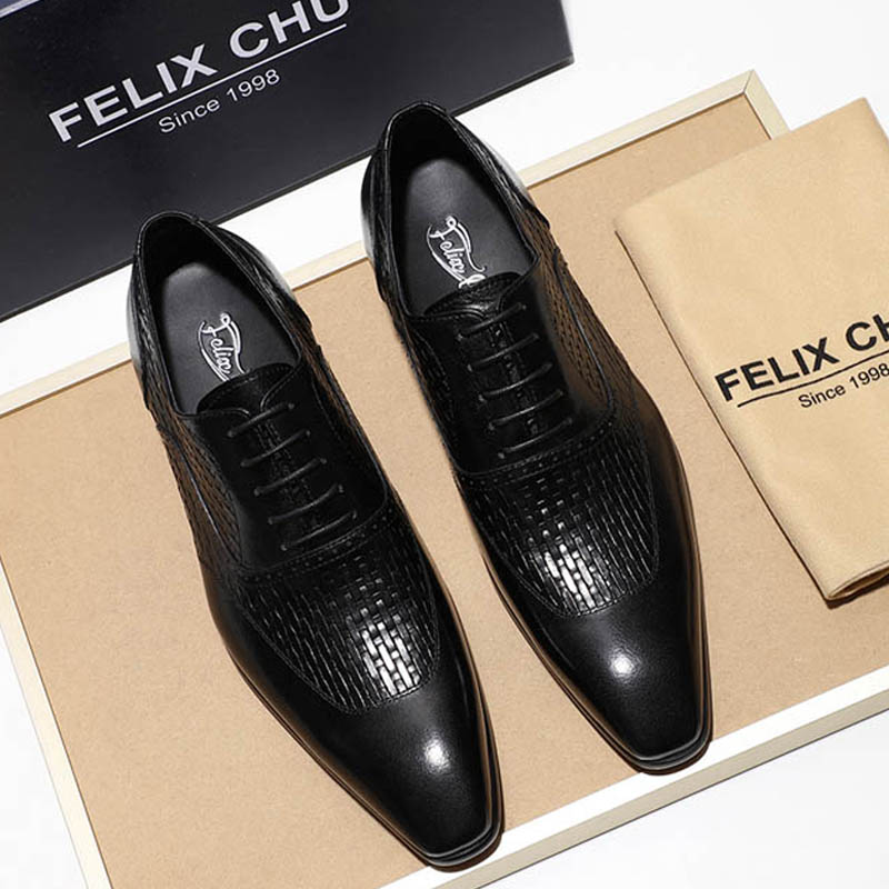 Luxo couro genuíno oxford sapa - Men'S Luxury Formal Wear avaliação e preço
