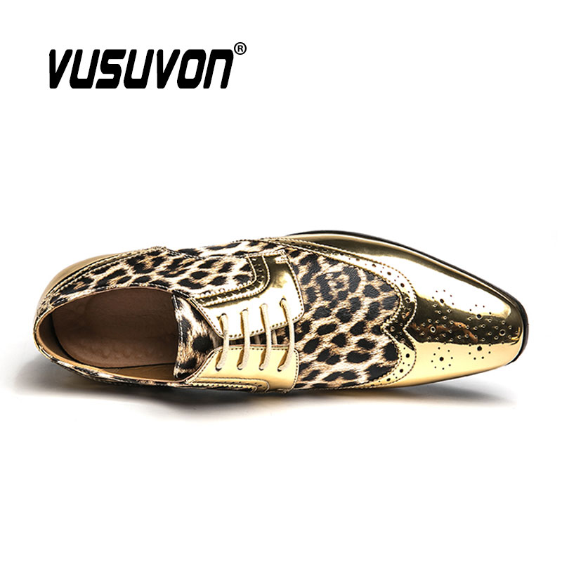 Sapatos masculinos com estampa - Men'S Luxury Formal Wear avaliação e preço