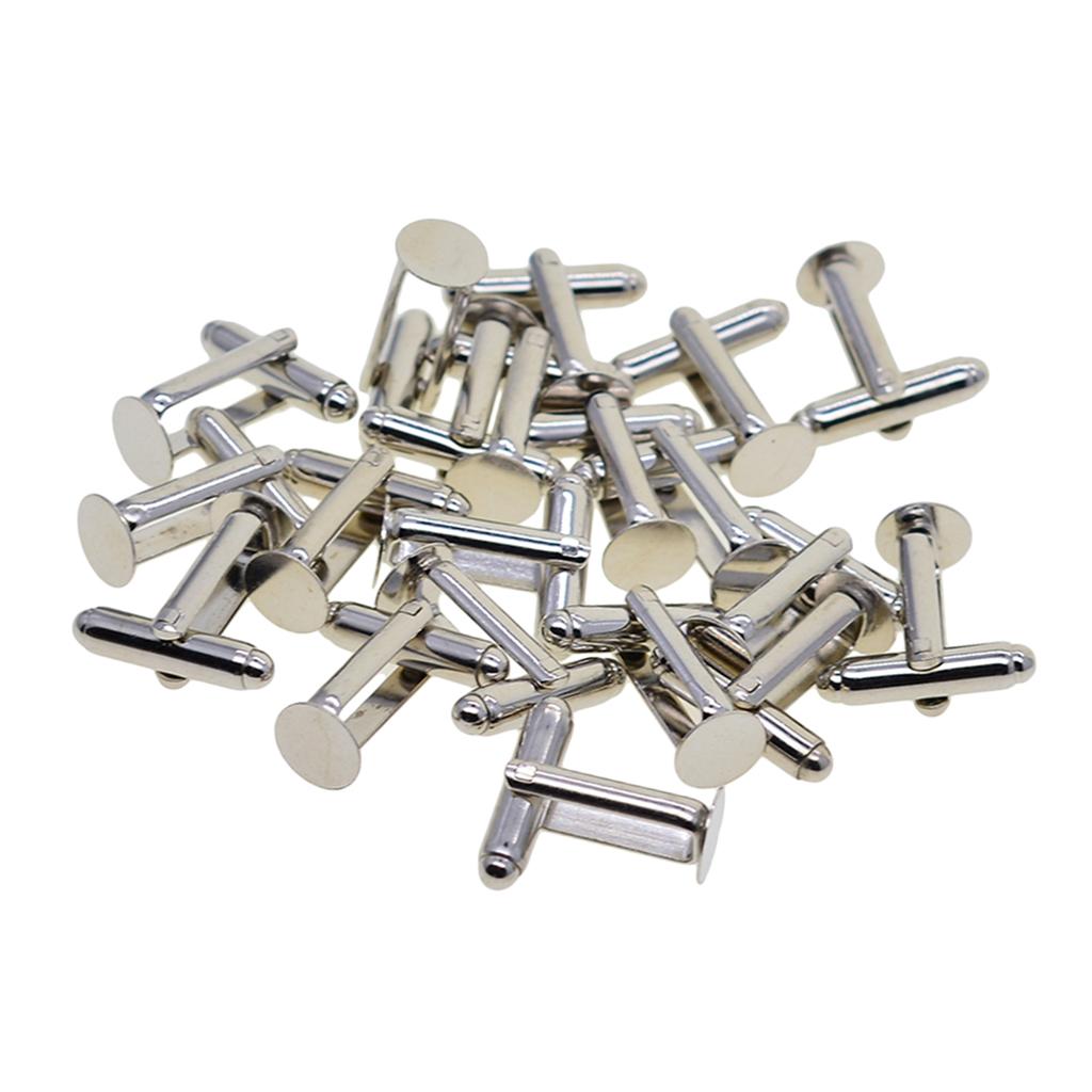 20 peças abotoaduras placa de  - Cufflinks Silver Set avaliação e preço