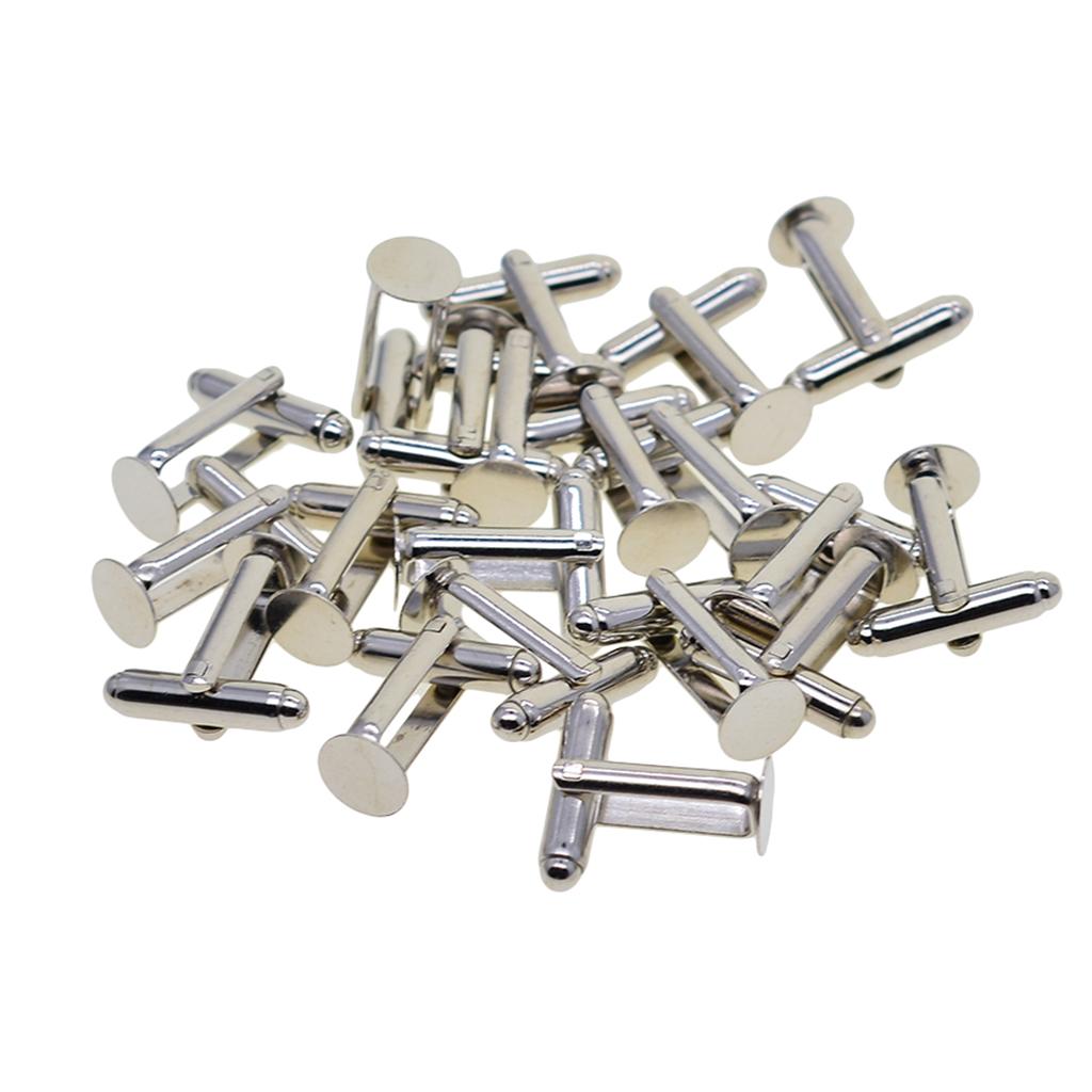 20 peças abotoaduras placa de  - Cufflinks Silver Set avaliação e preço