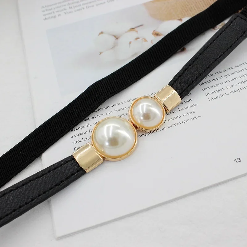 Cinto feminino criativo duplo  - Formal Belt Leather Thin avaliação e preço